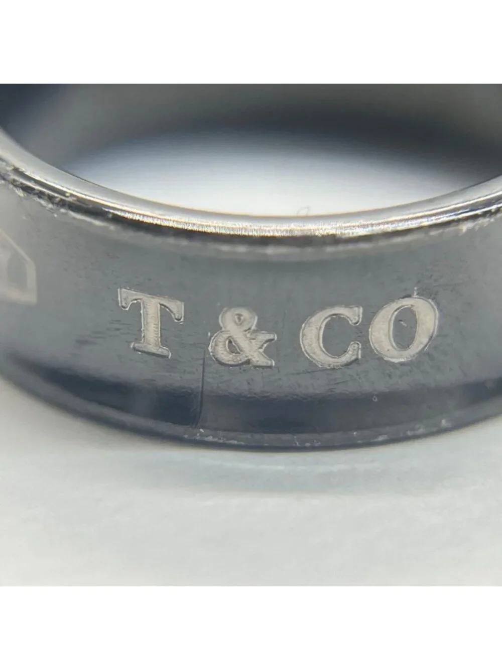 Tiffany & Co 1837 Ring TI Titanium